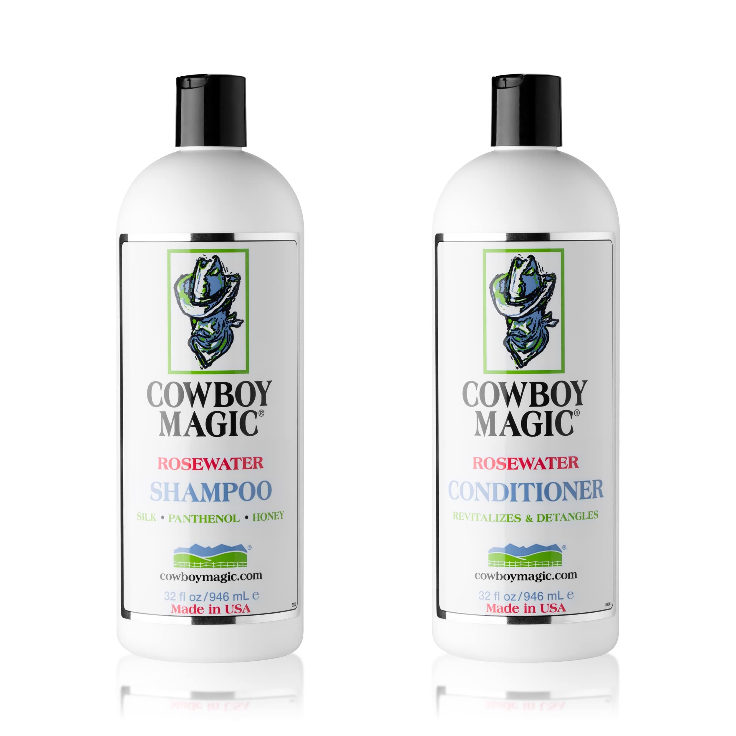 Rosewater Shampoo + Conditioner 32 Ounce Each