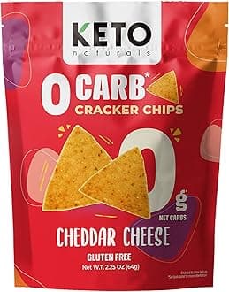 Keto crackers zero carb no sugar (Cheddar Cheese) delicious low carb crackers gluten free healthy for adults and kids (3 Packs) Ketos snack zero carb Keto friendly snack