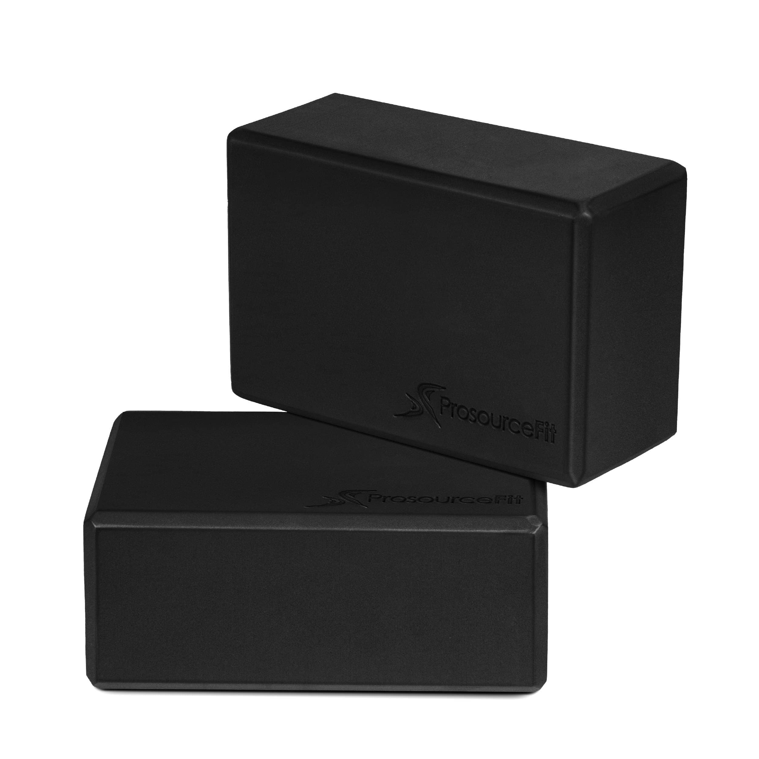 ProsourceFit Foam Yoga Blocks, High Density EVA Yoga Bricks 4”x 6” x 9” (Set of 2)