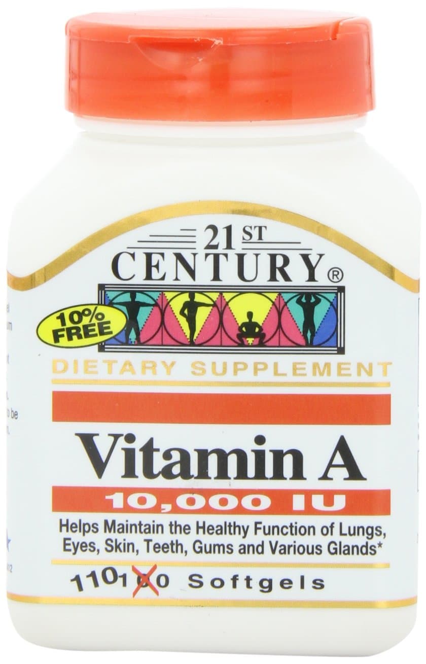 A 10,000 I.U. Softgels, 110 Count (Pack of 2)