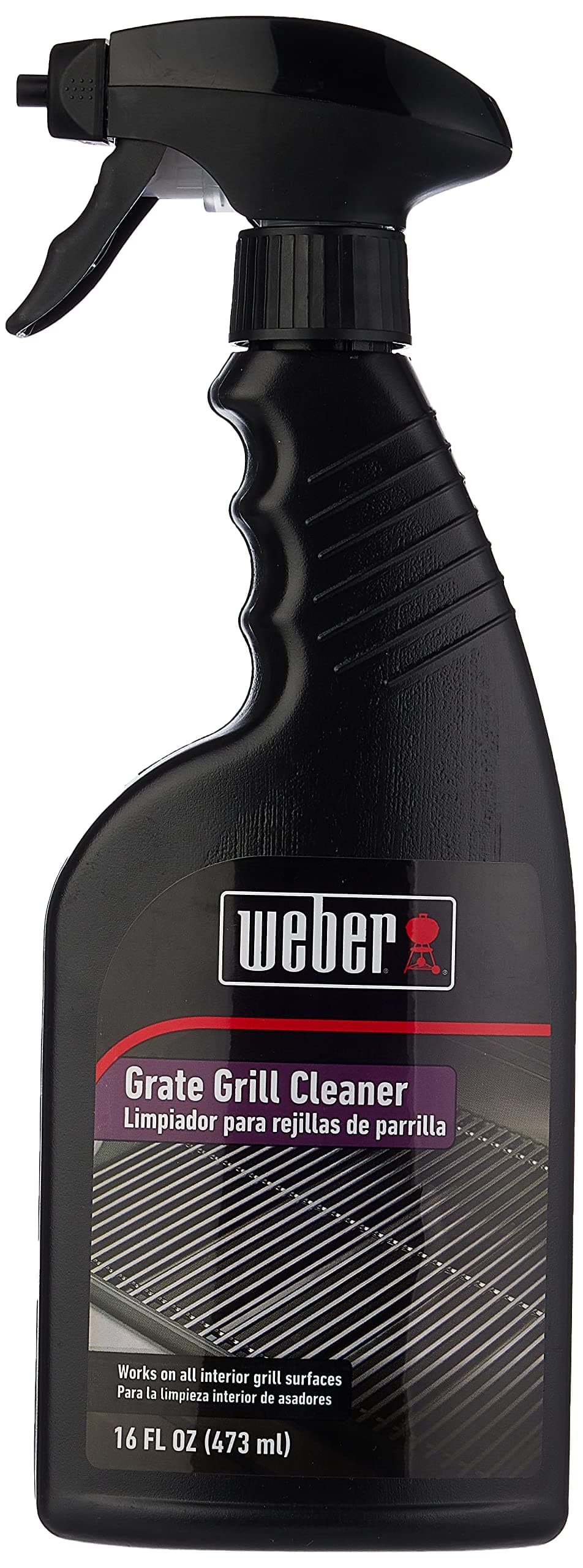 Weber Grill Grate Cleaner and Degreaser for Outdoor Grills and BBQs, 16 oz Spray Bottle