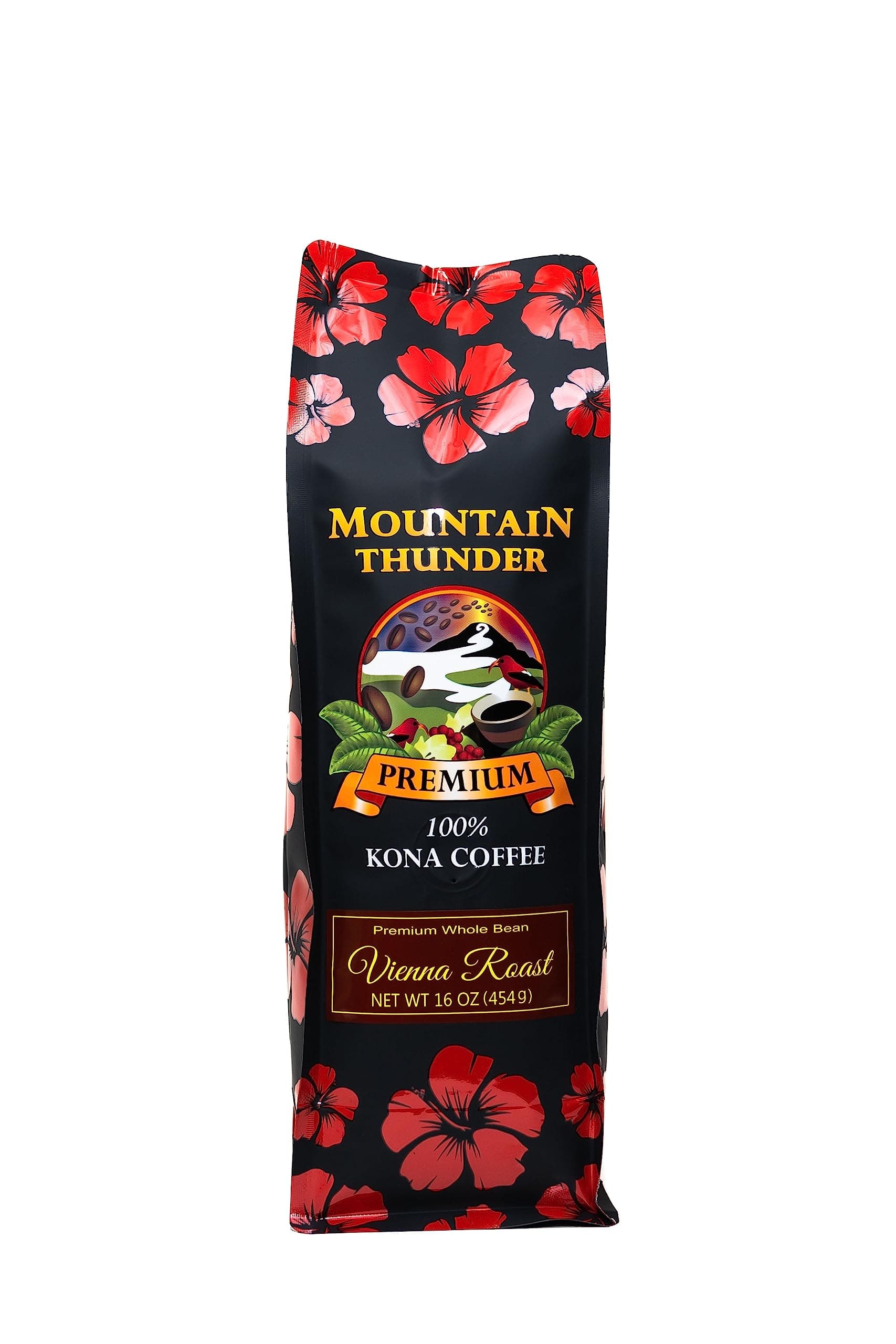 Premium Kona Coffee 16oz by Mountain Thunder