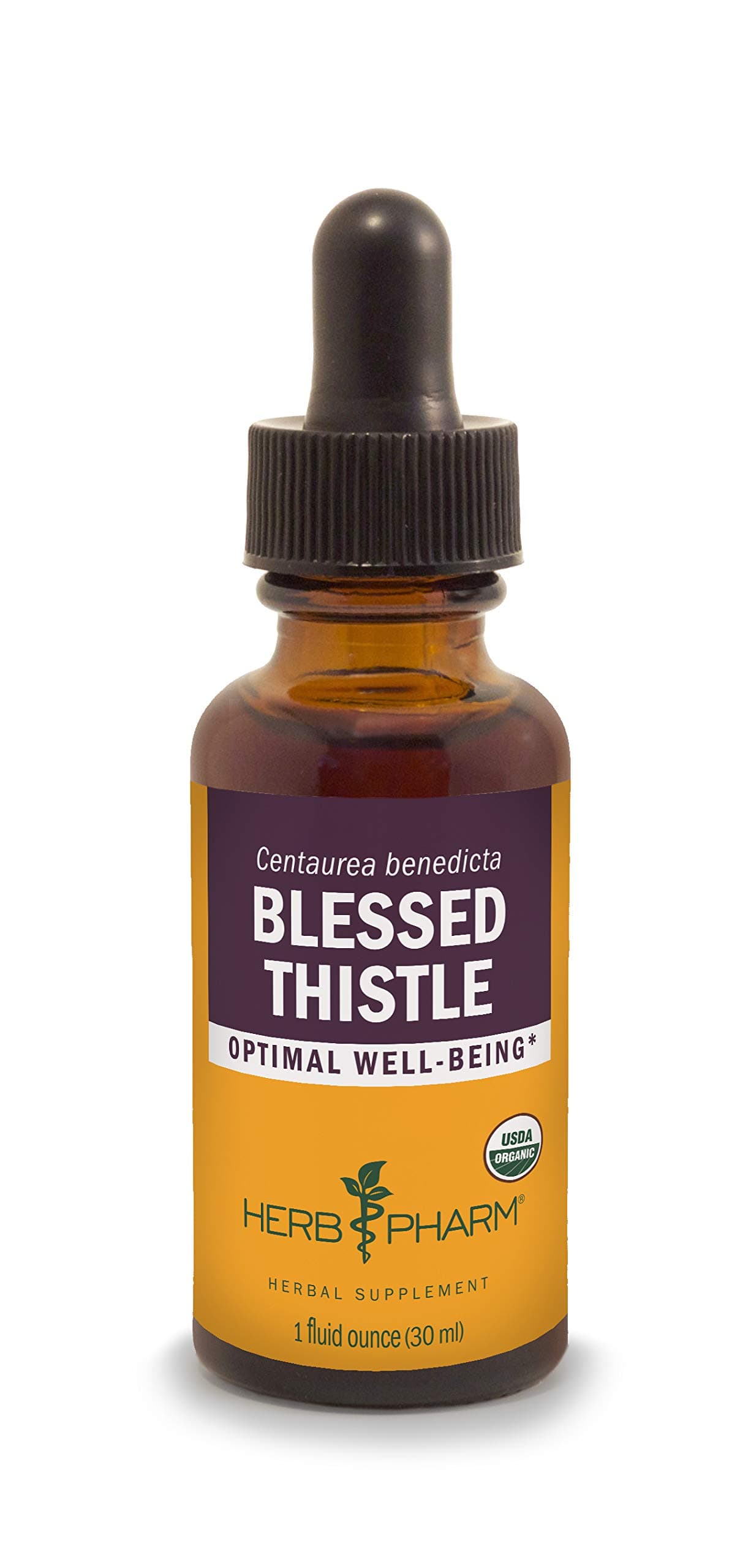 Herb Pharm Certified Organic Blessed Thistle Liquid Extract - 1 Ounce