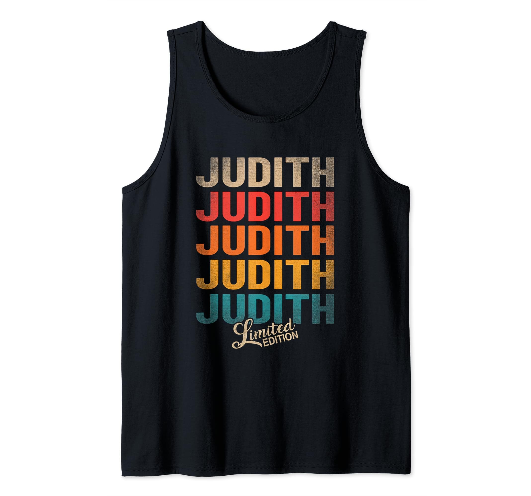 Personalized Judith Name Designs.M12Judith First Name - Vintage Judith Limited Edition Tank Top