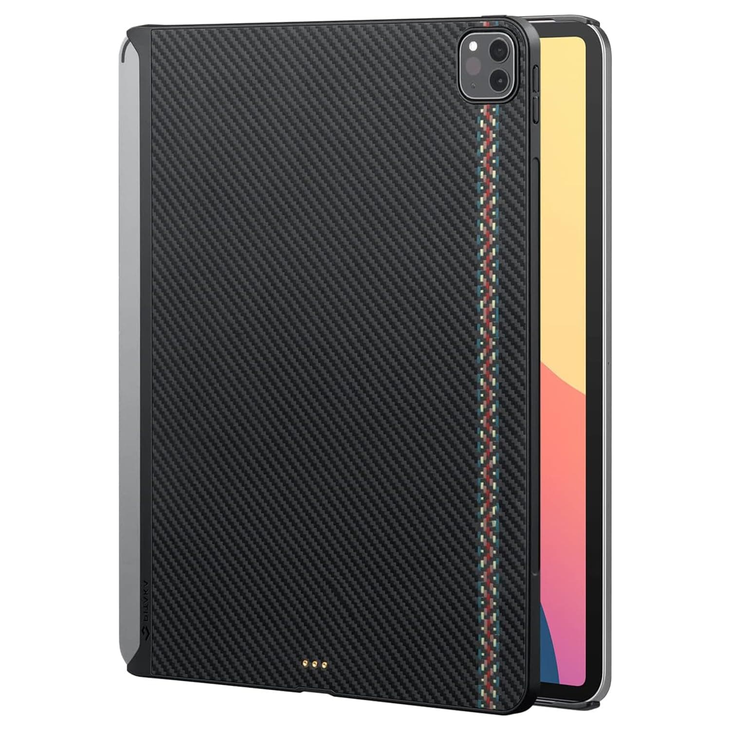 Pitaka iPad Pro 11 Inch Case (2022/2021, 4th/3rd Generation), iPad Pro 11 inch Case Compatible with Magic Keyboard, Fits MagEZ Folio 2 & MagEZ Stand, Aramid Fiber Made, Rhapsody [MagEZ Case 2]