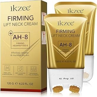 Ah-8 Firming Neck Cream, (2pcs) Neck Tightening Cream for Crepey Skin Body Care Comfort, Roller Neck Cream, Moisturizing, Tightening Lotions Cosmetic Skin Care Skin Repair for Women