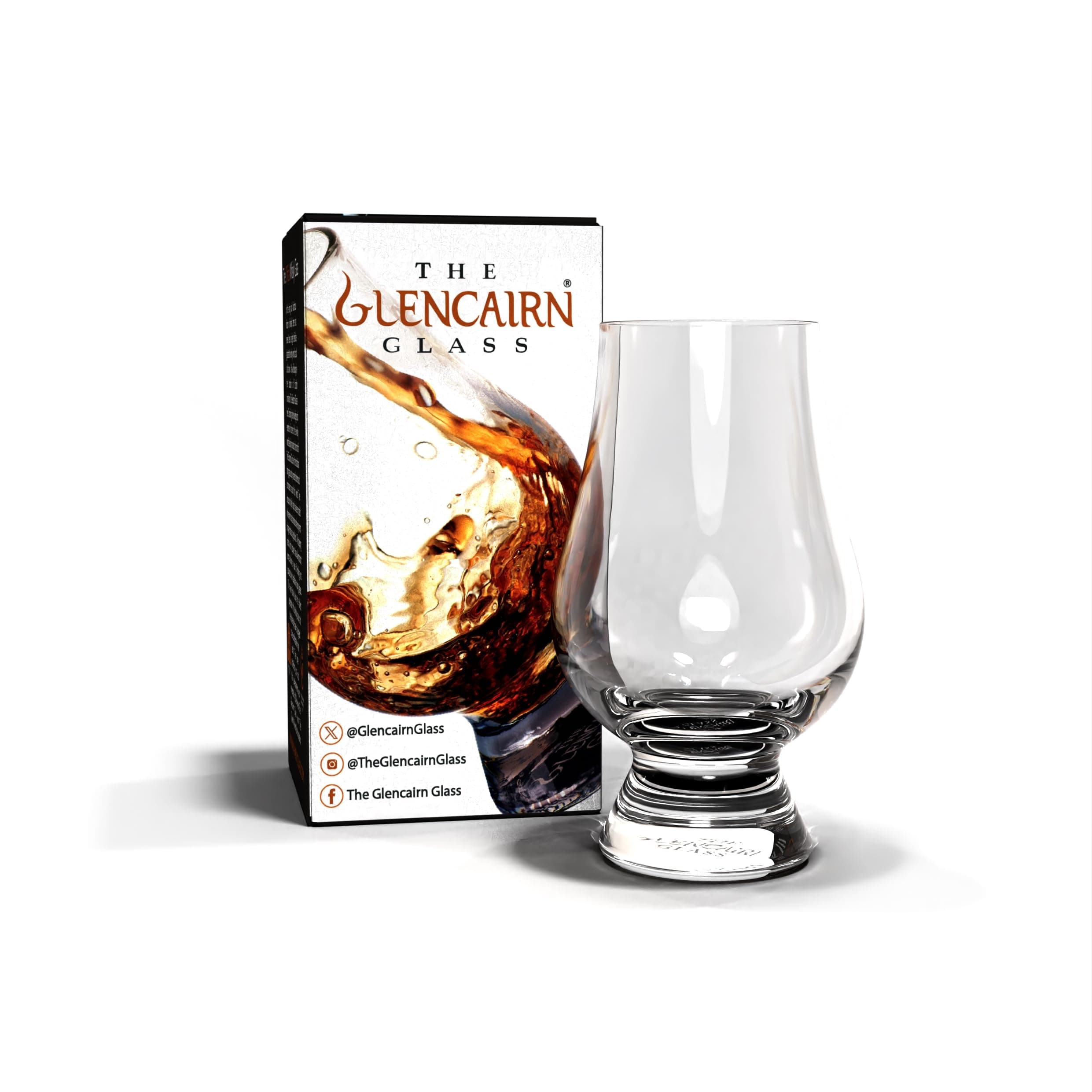 Crystal Whiskey Glass, 8 Pack Gift Set