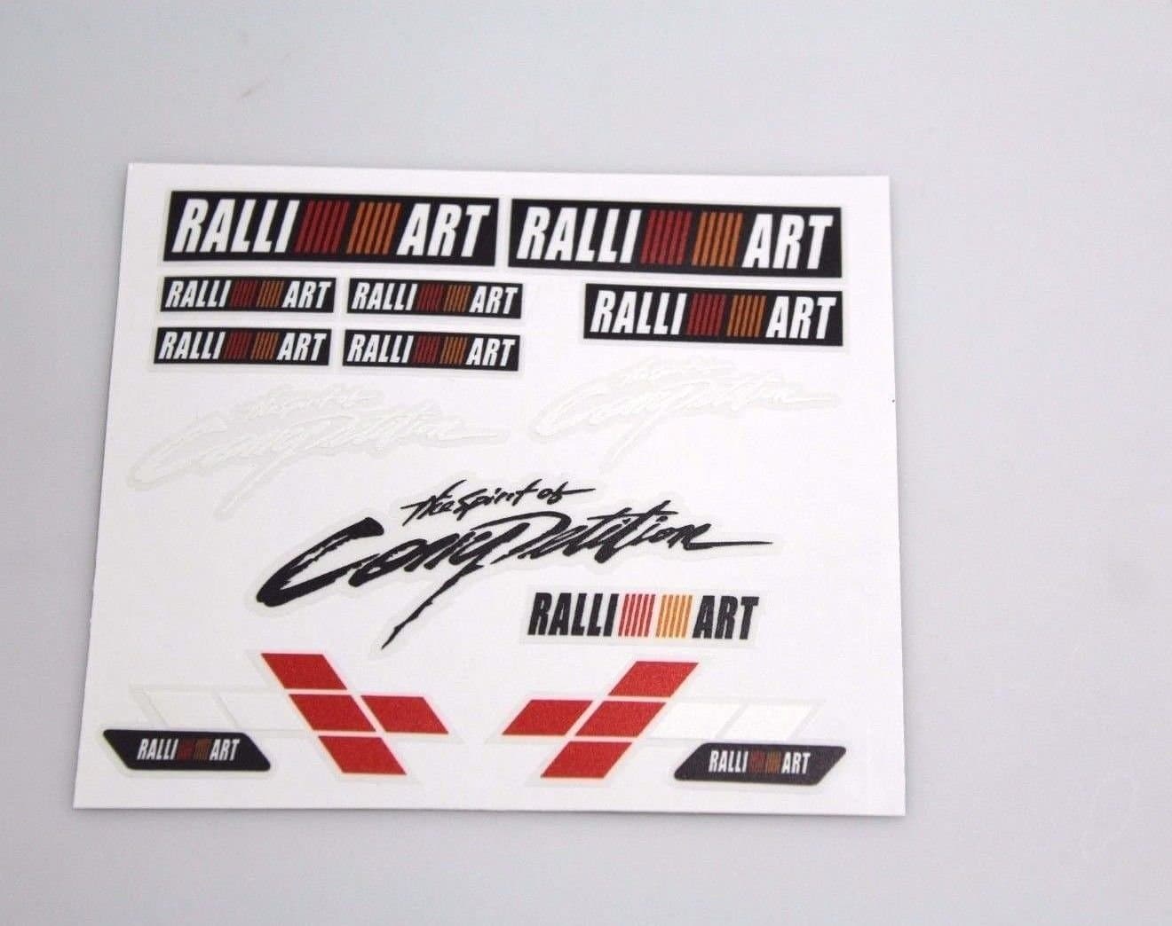 Reflective Car Sticker Windshield Window Vinyl Decal Set for Mitsubishi