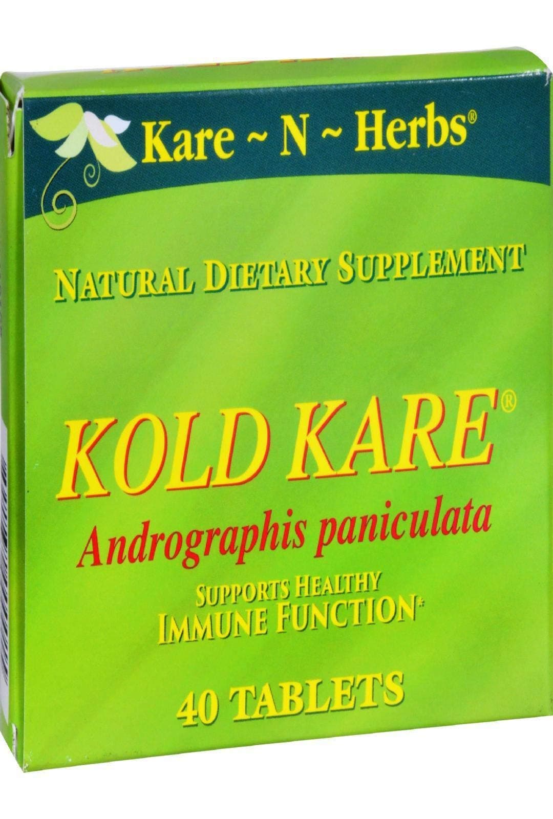 Kold Kare Daily Immune Health Function, 40 Count | Effective Against Cold, Sinus, Allergy Symptoms | Non-Habit Forming | No Side Effects