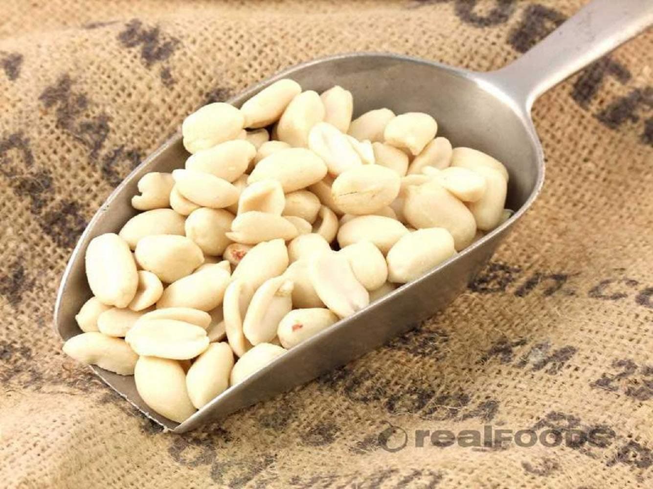 5 LB Bag Raw Peanuts Blanched Unsalted Unroasted, JUMBO Sized Peanuts[Amazon-developed Certification] Compact by Design