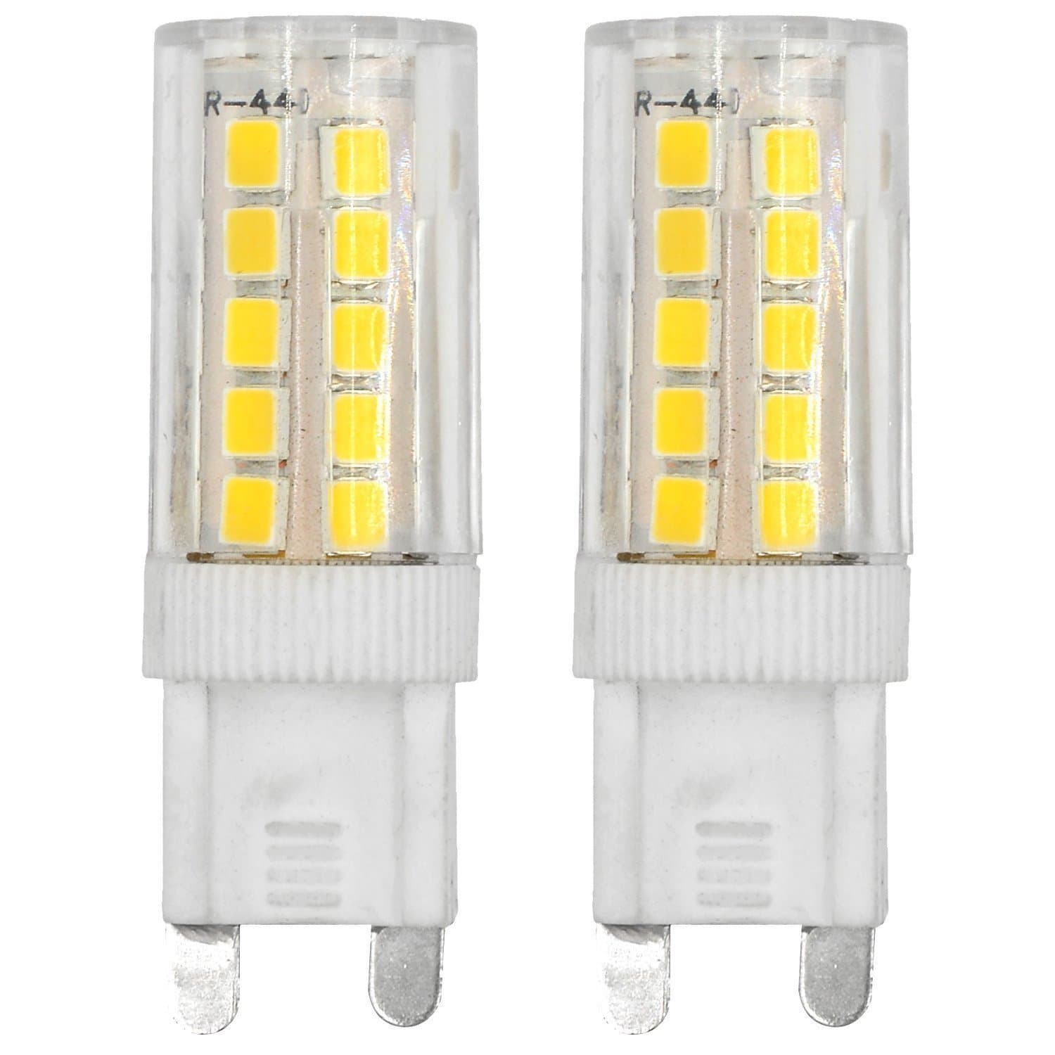 ACCKA 2/Pack Led G9 Small 5W 110V-130V AC G9 Warm White G9 Base Light Bulb, G9 Pin Base Led, Led G9 Light Bulb