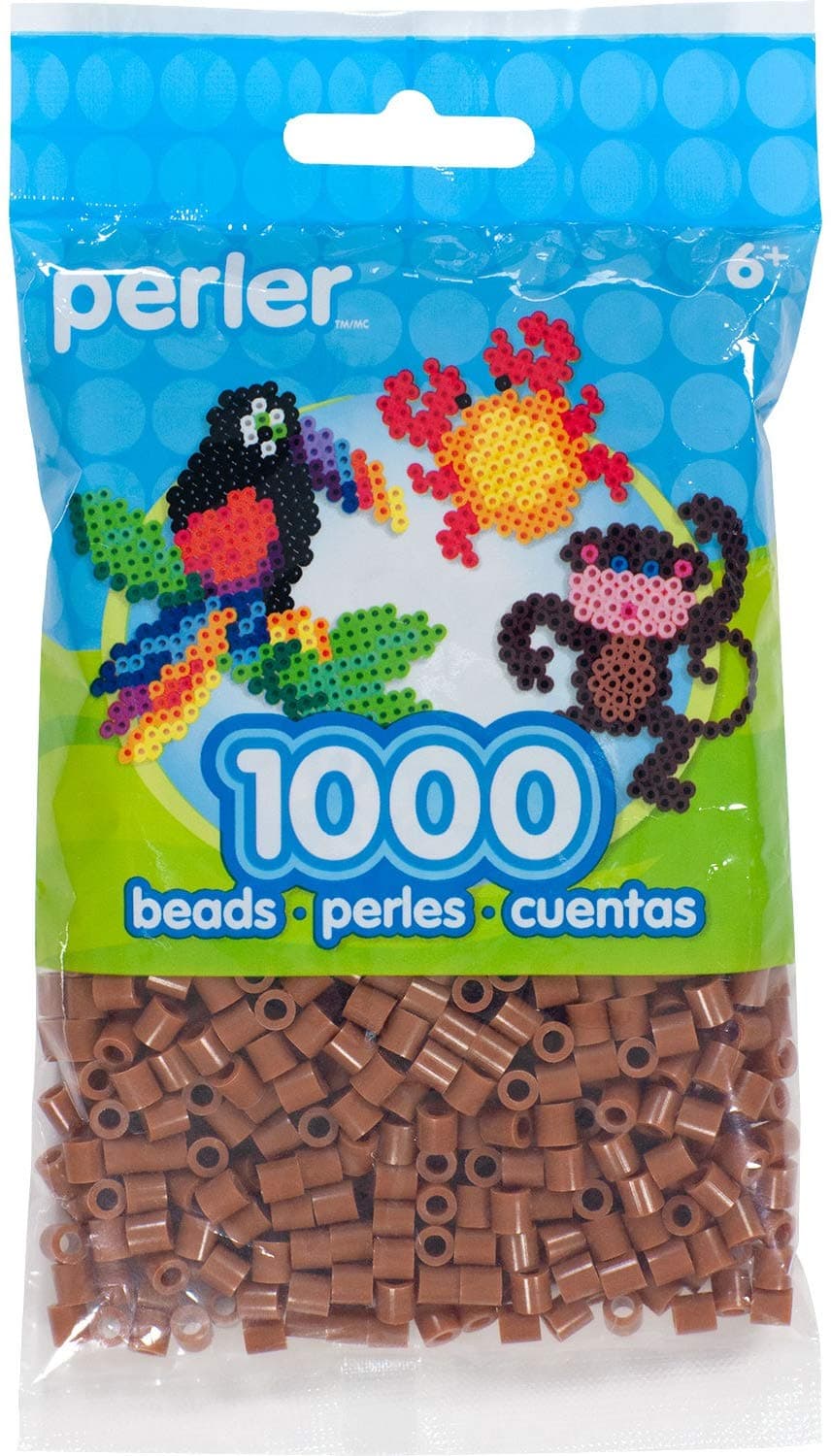 Perler Fuse Beads For Crafts, Gingerbread Small, 1000 Count (Pack of 1)