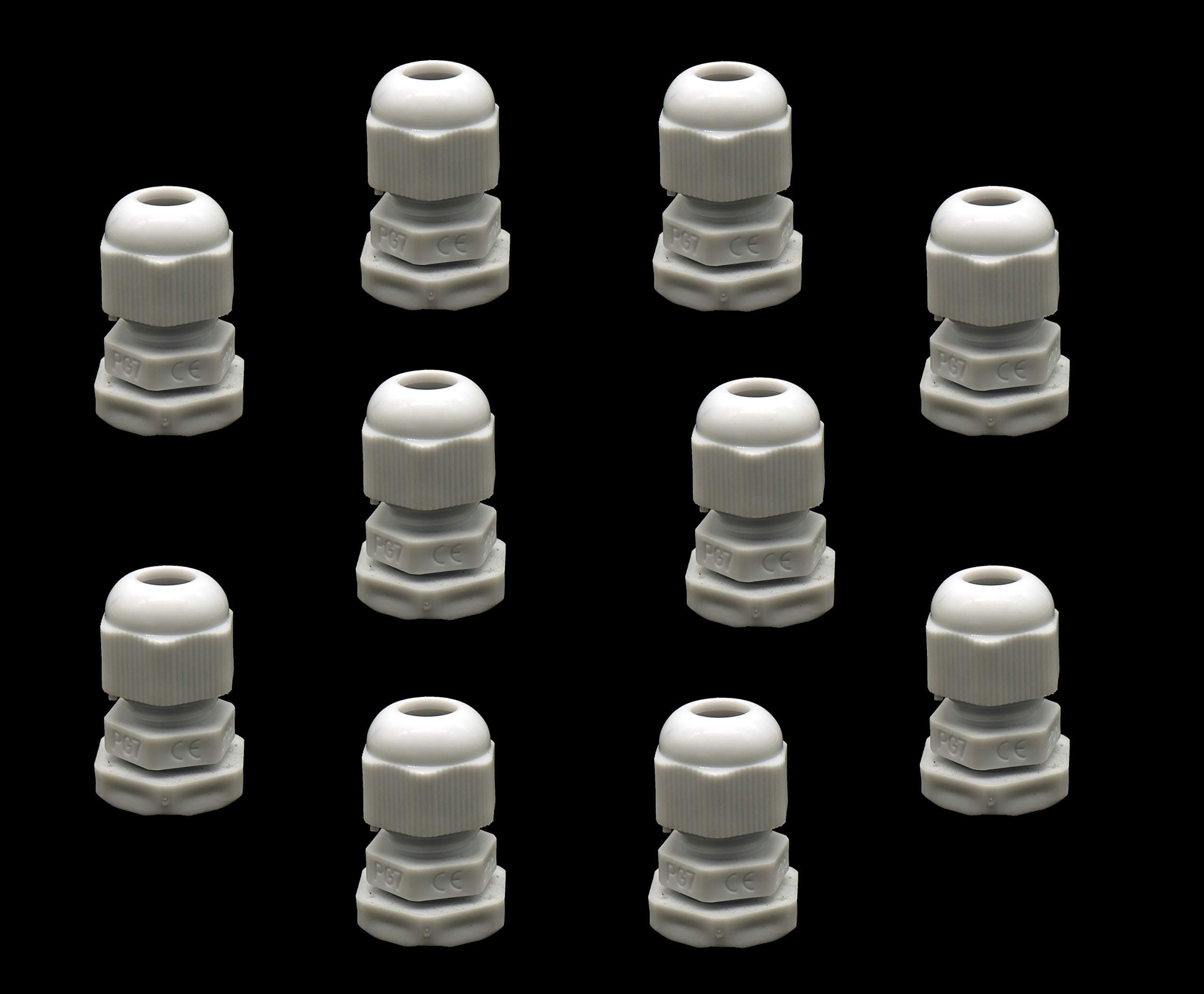 Electronicspices PACK OF 10 cable glands high quality pg type IP68 waterproof cable gland