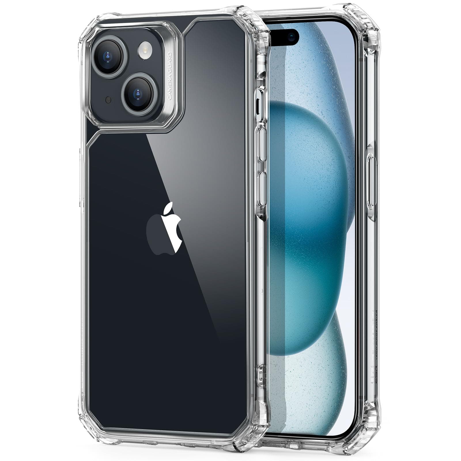 for iPhone 14/iPhone 13 Case, Military-Grade Protection with Shock-Absorbing Corners, Scratch-Resistant and Anti-Yellowing Acrylic Back, Slim Protective Phone Case, Air-Armor Series, Clear | Shockproof, Air-Guard Corners, Shock-Absorbing, Yellowing-Resistant, Acrylic Back