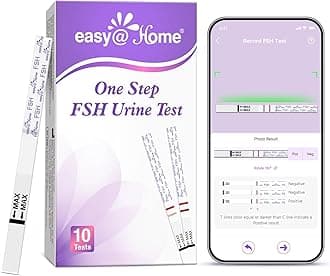 Easy@Home FSH Test Kit: 10 FSH Test Strips for Women – Track Hormone Levels and Support Fertility Planning at Home