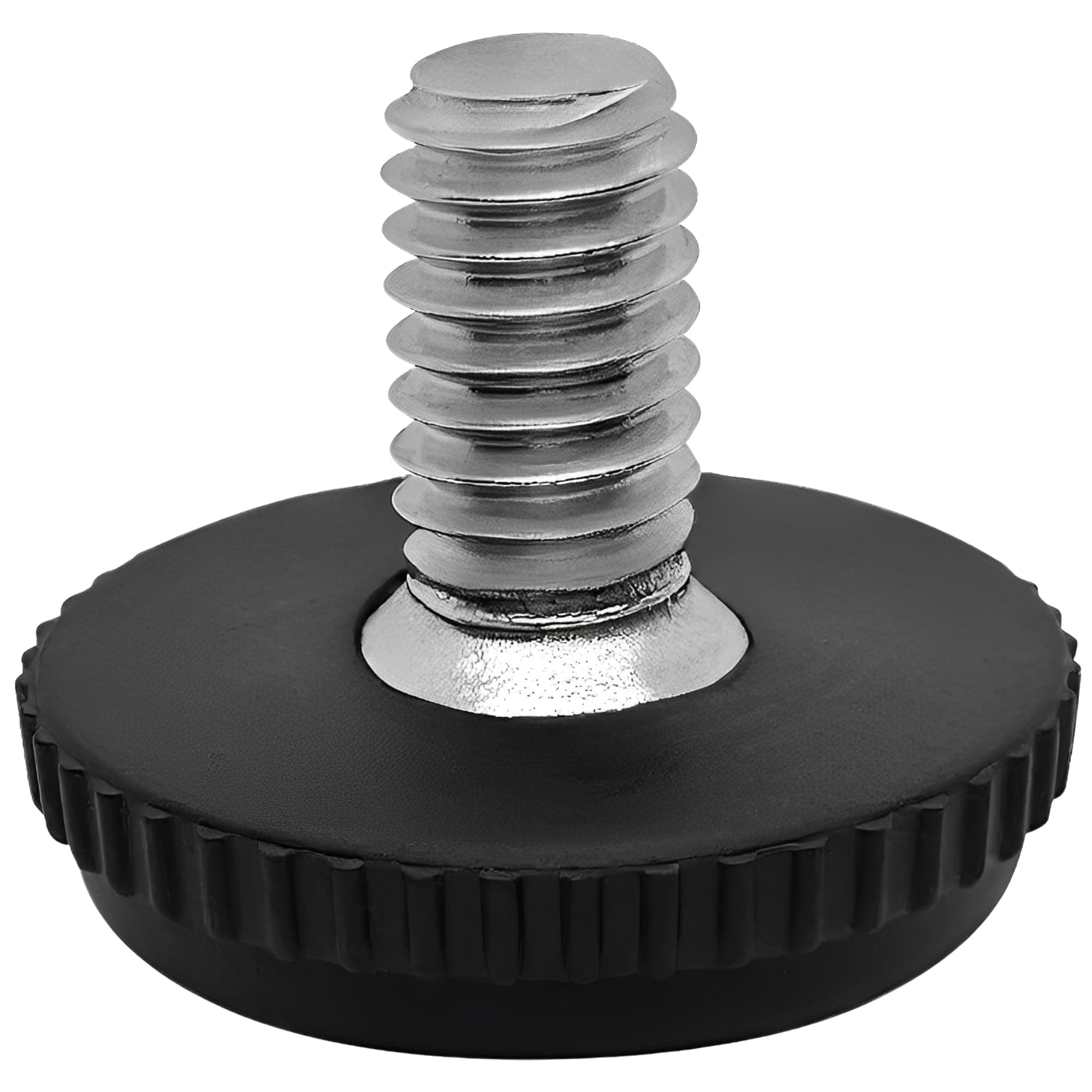 Project Patio 5/16"-18 Threaded Adjustable Glide for Chairs and Tables - Stainless Steel