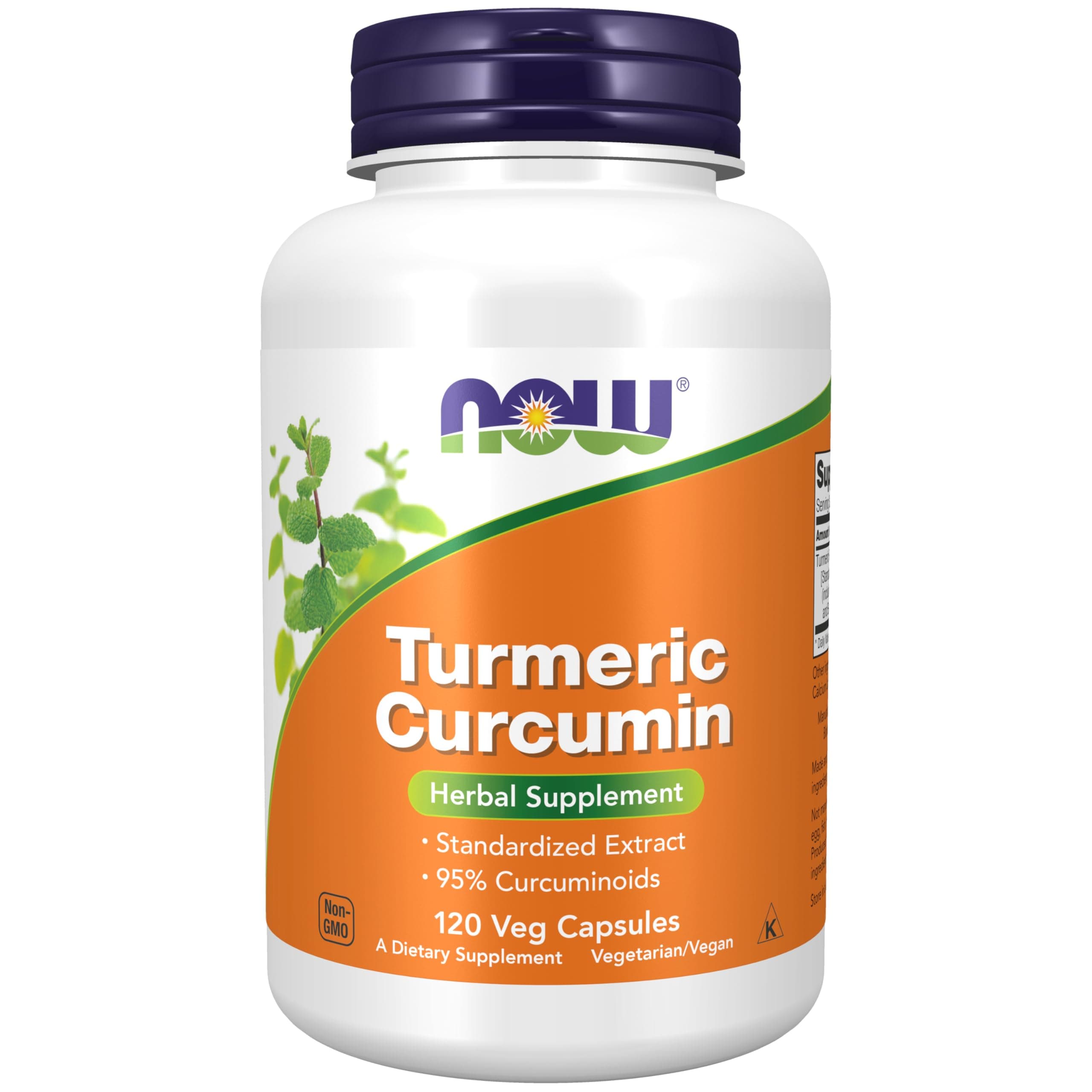Supplements, Turmeric Curcumin, Derived from Turmeric Root Extract, Herbal Supplement, 120 Veg Capsules