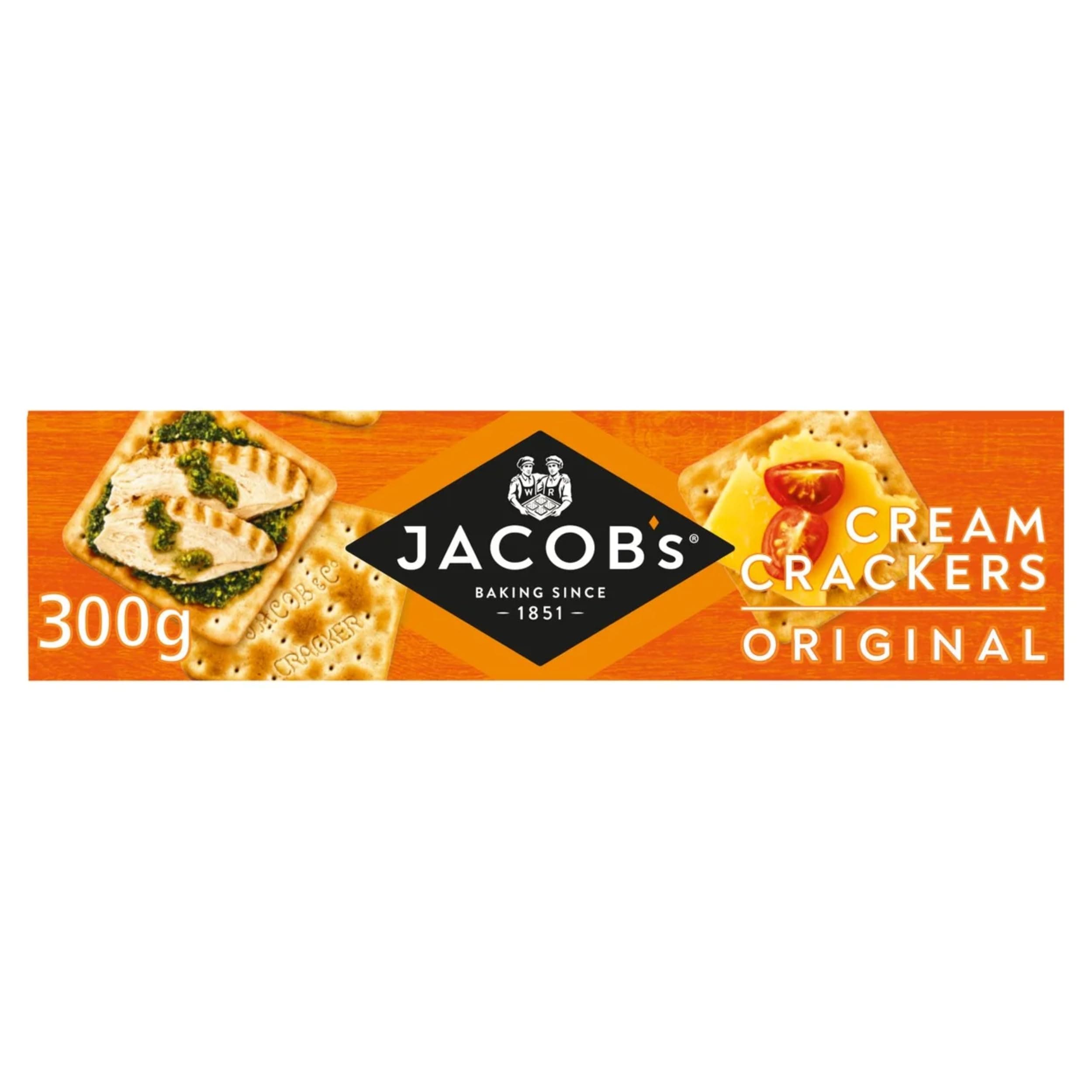 JACOB'S Original Cream Crackers, 300 g (Pack of 1)