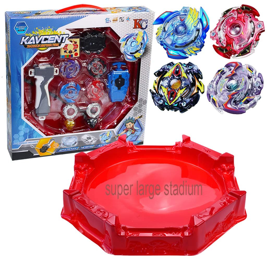 Battle Burst Turbo Evolution Star Storm Battle Set Big Stadium Arena Included with 4D Launcher Grip Set Toys for Prime Metal Fusion