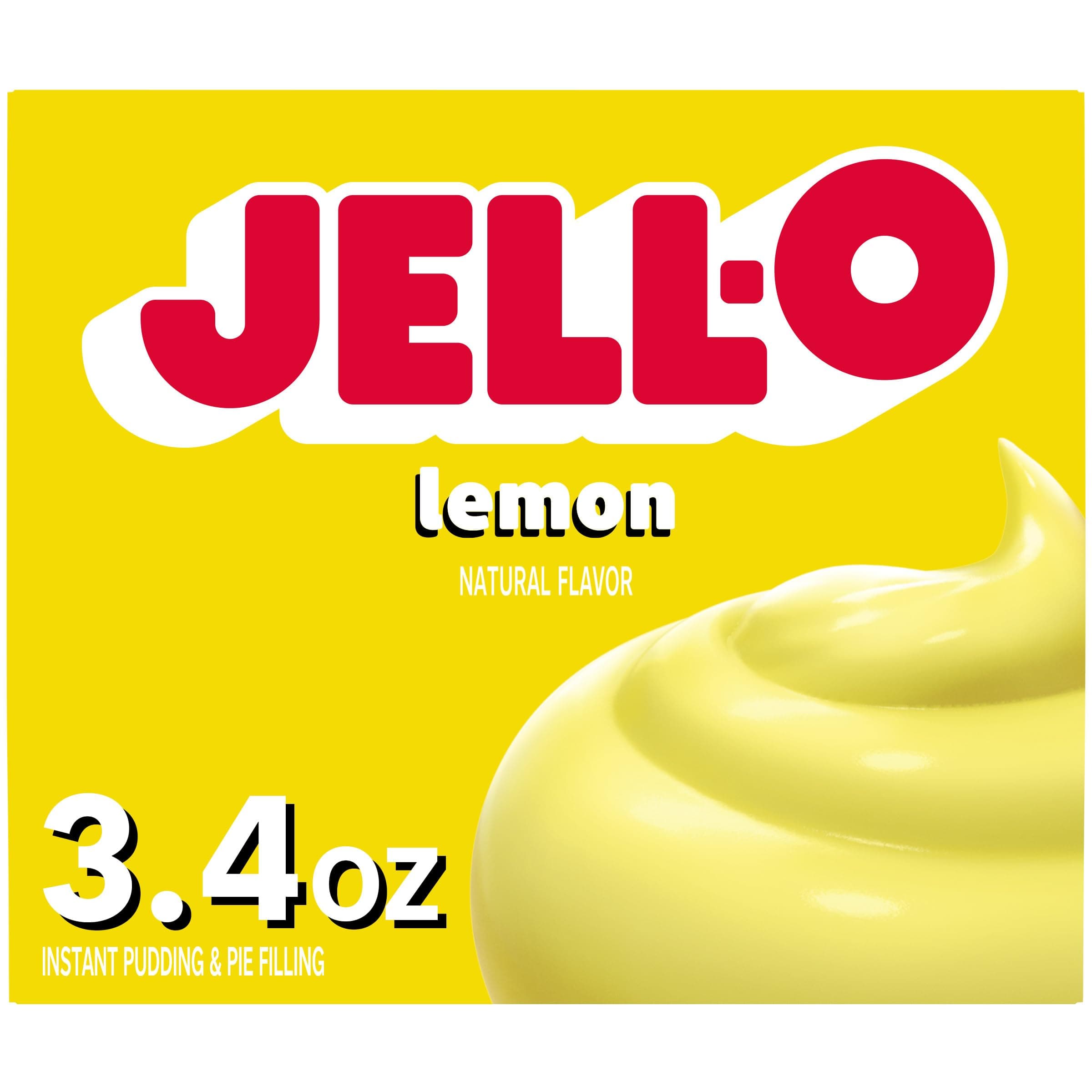 Jell-O Lemon Instant Pudding Mix - 96 gm