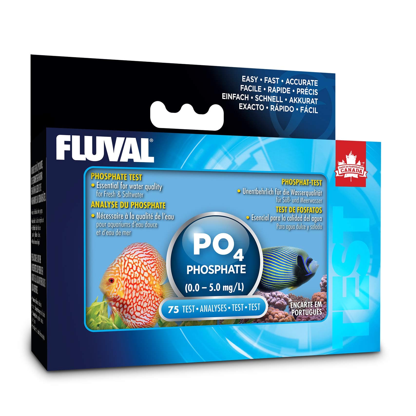 Fluval リン酸塩テストキット 水槽水/淡水/海水水槽テスト