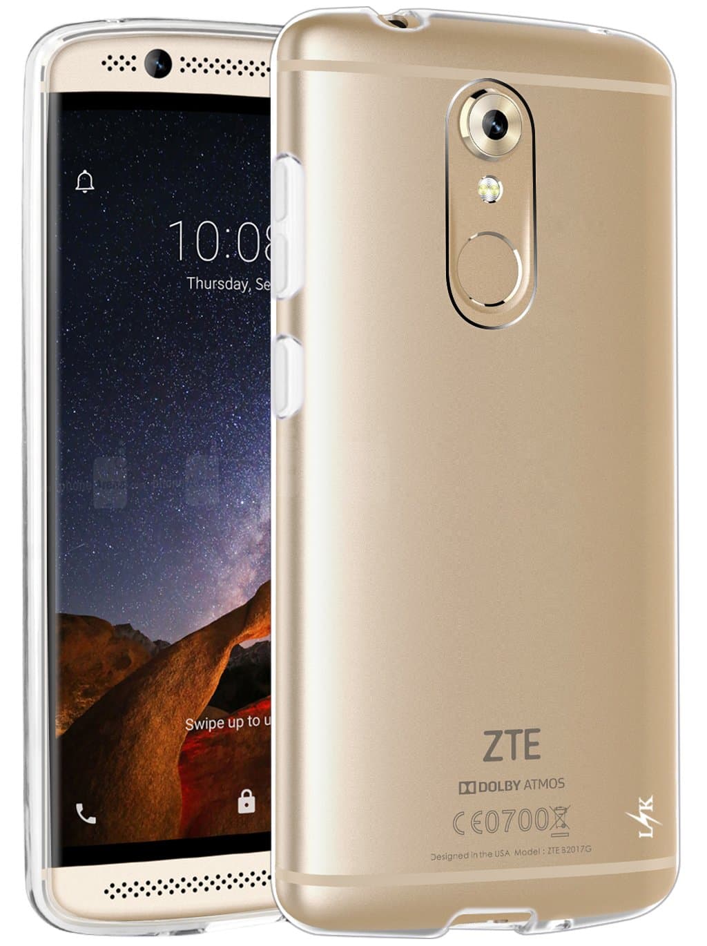 ZTE Axon 7 Mini Case, LK Ultra [Slim Thin] Scratch Resistant TPU Rubber Soft Skin Silicone Protective Case Cover for ZTE Axon 7 Mini, Clear