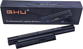 GHU New Battery 58 WH Replacement for VGP-BPS22 BPS22 VGP-BPS22A VGP-BPL22 VGP-BPS22/A Compatible for Selected Sony VAIO Notebook Battery 6-Cell 5200mAh 58Wh