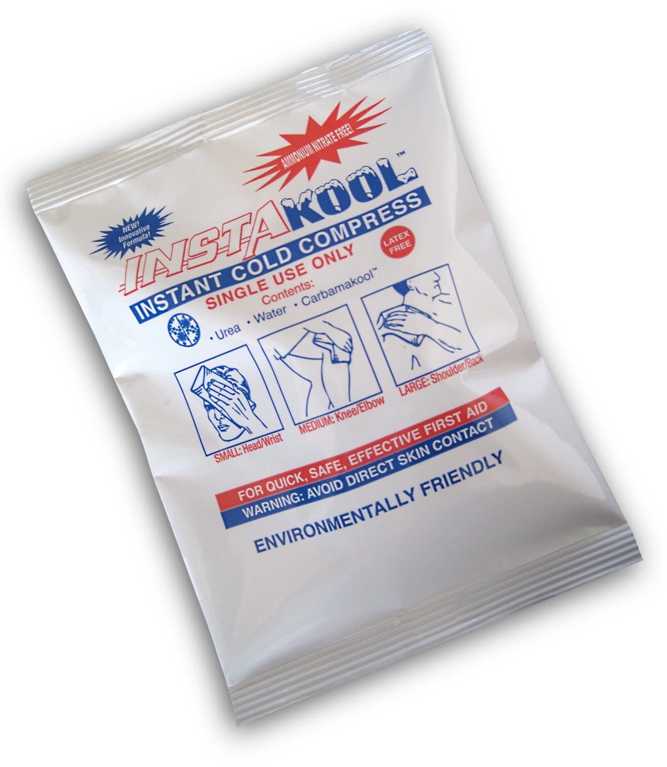 InstaKool Instant Cold Pack, Large: 6" x 8" - 6/Case