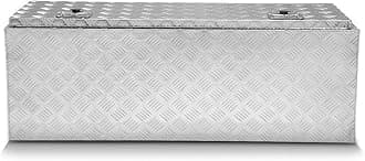 DNA MOTORING Lockable Truck Tool Box, Bed Organizer, Aluminum Storage Box w/Lock & Keys, 47"x18"x18", TBOX-T5-015-ALU, Silver