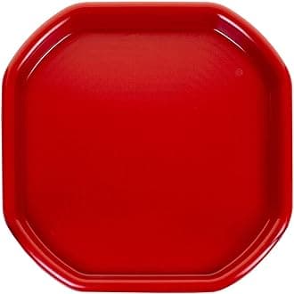 Easy Shopping® Children Kids Colour Small Mixing Tray Plastic for Playing Toy Sand Pool Pit Water Game Garden Beach MADE IN UK (Red)