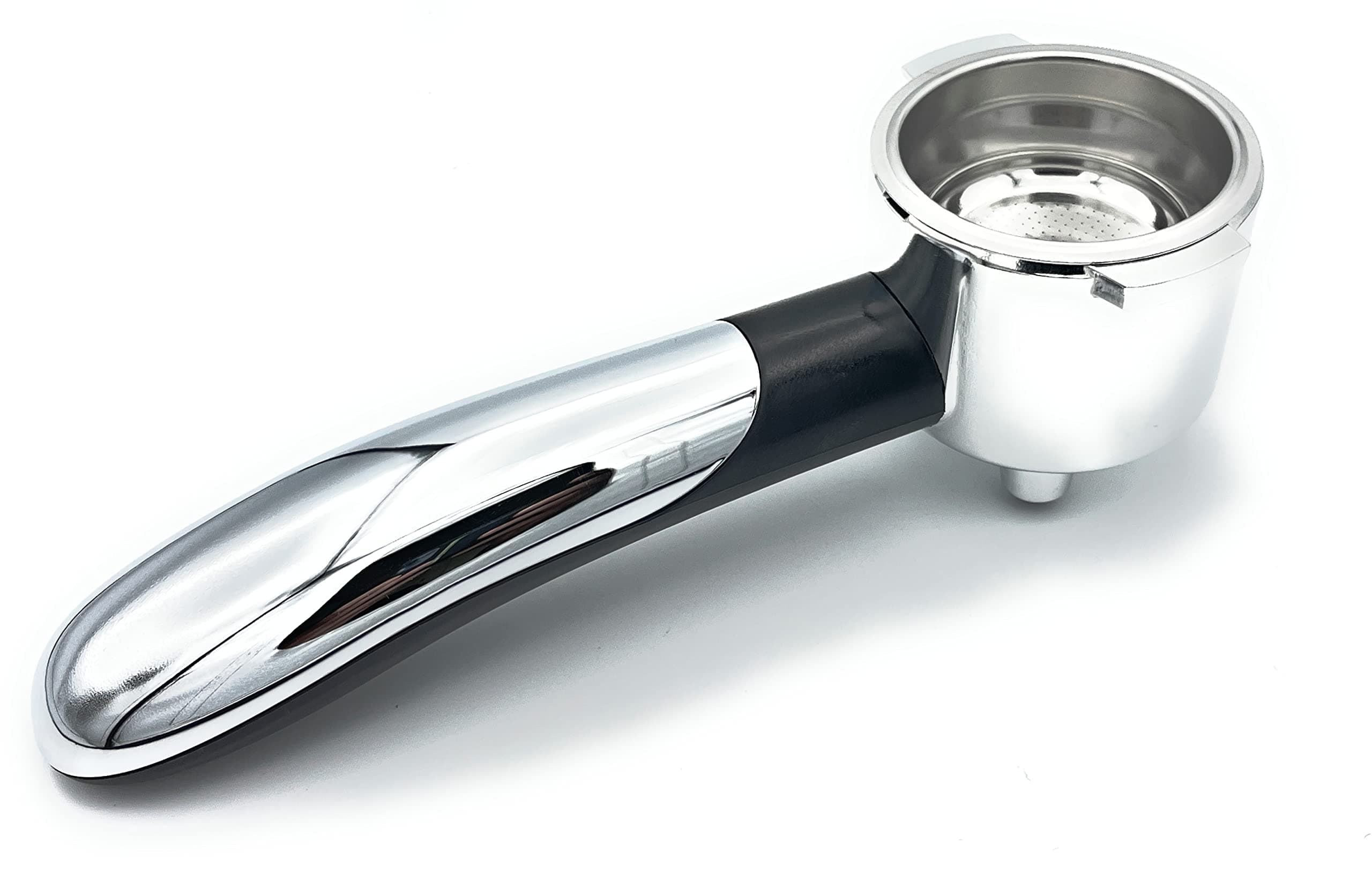 MacMaxe Sump Portafilter Filter Handle Assembly 5513200369 with 2 Cup Filter Basket For Delonghi Dedica Espresso EC680, EC685, EC695 (ECZ351)