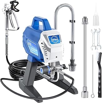 X9 Airless Paint Sprayer, 0.39GPM Paint Sprayer for Home Interior 650W 3000psi Airless Sprayer with Low Overspray Adjustable Pressure & Motor Speed for House Painting DIY Garage