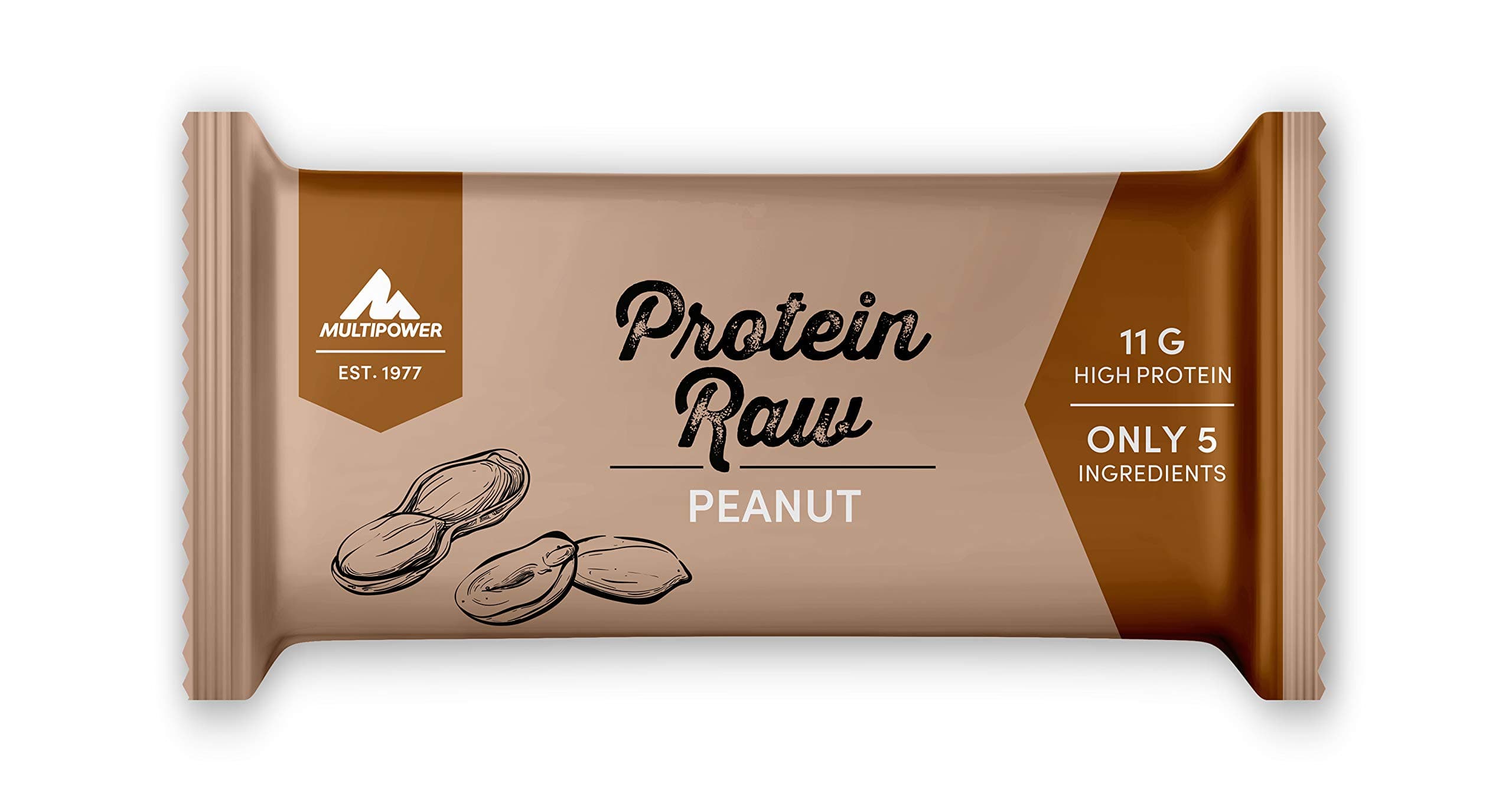 Multipower Protein Raw Bar, 45 g, Peanut