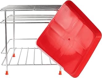 Stainless Steel Water Dispenser Stand With Tray for Water Pot Stand for Kitchen, Jar Holder, Matka Stand for Kitchen | (19 x 20 x 20 CM) (Pack of 1)