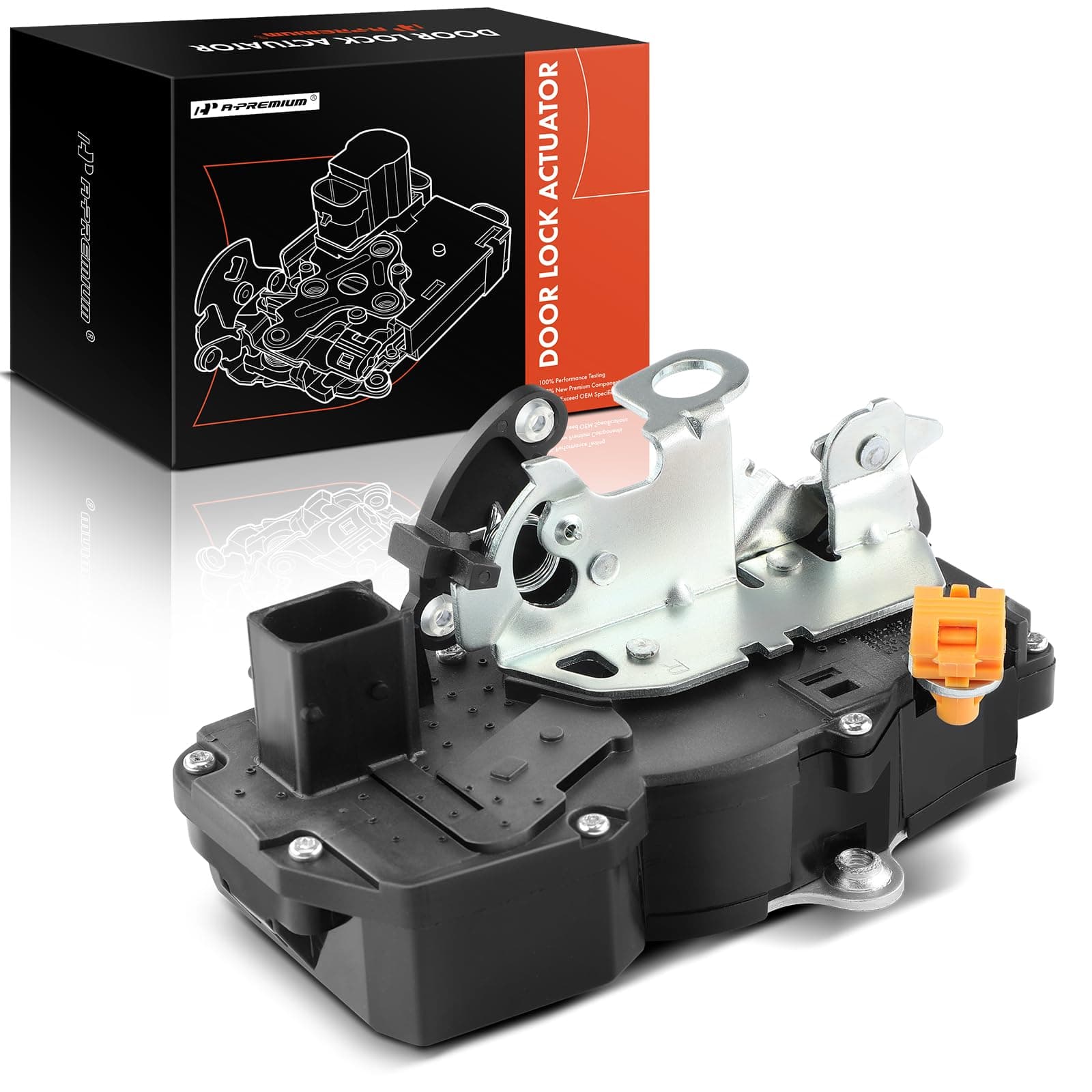 A-Premium Front Right Passenger Side Door Lock Actuator Compatible with 2008-2009 Chevrolet Chevy Suburban 1500 2500 Tahoe & GMC Yukon Yukon XL 1500 2500 & Cadillac Escalade