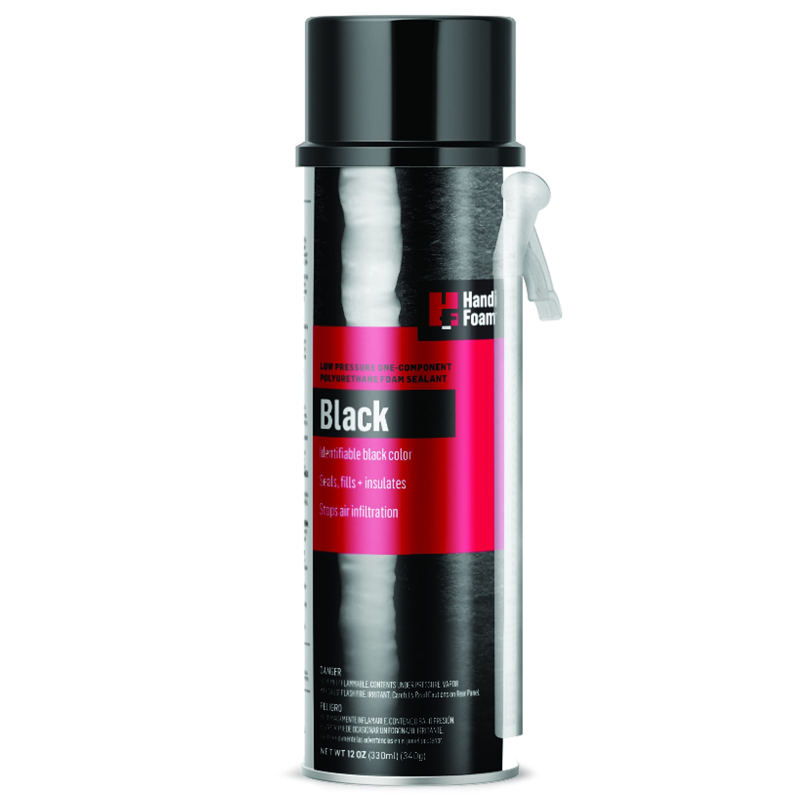 12 oz Black Sealant Straw Foam