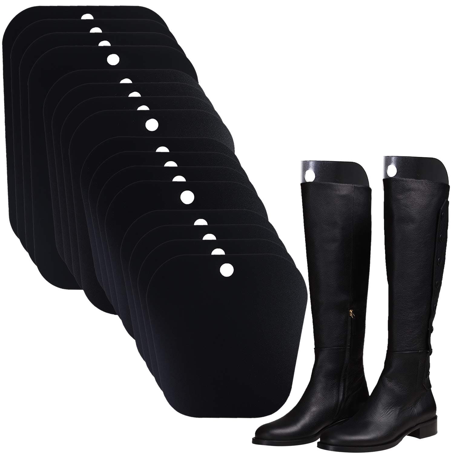 16 Pieces (8 Pairs) Reusable Boot Shaper Form Inserts Boots Tall Support for Women or Men