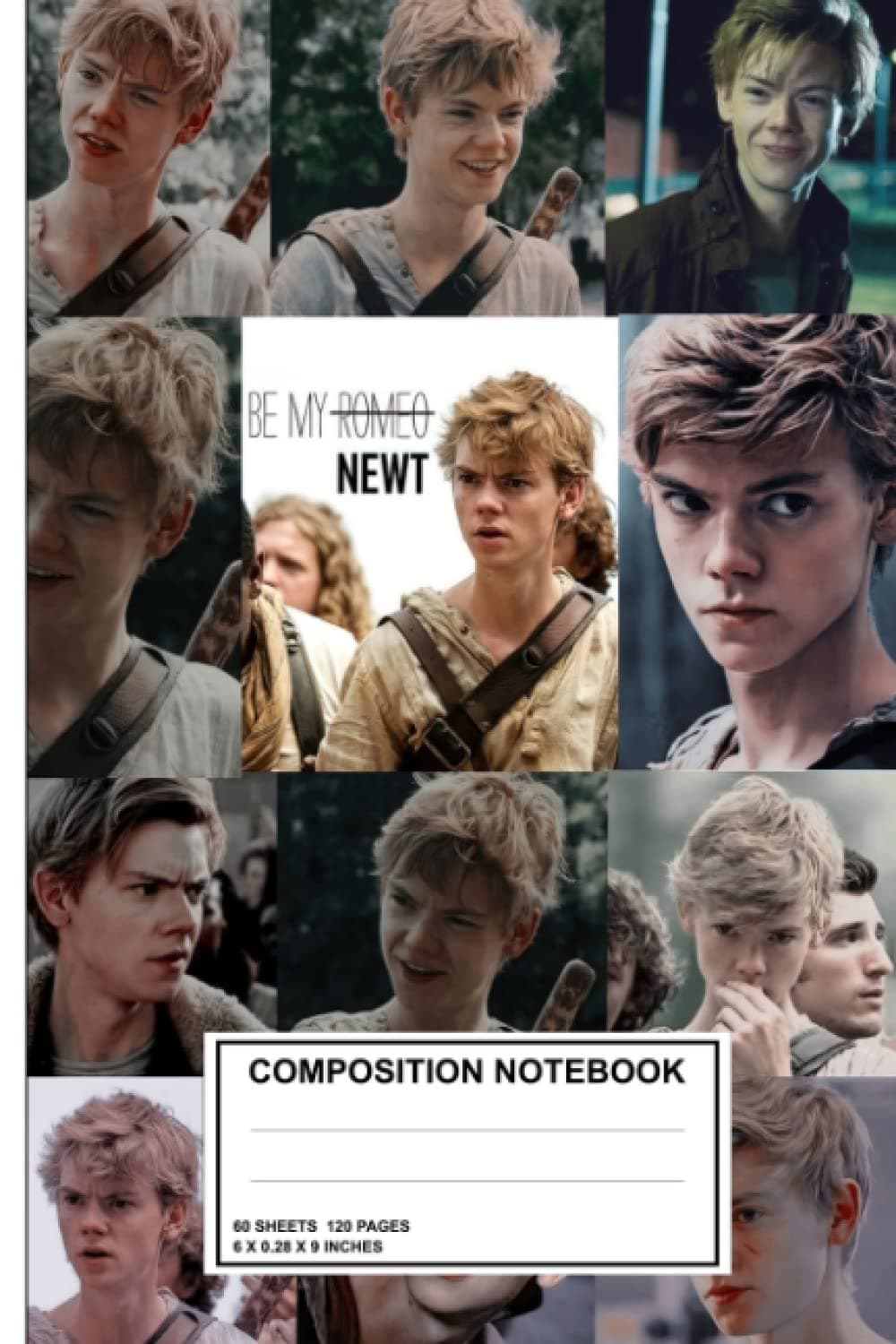 Independently published Newt Maze Runner Notebook: Composition Notebook - College Ruled 120 Pages - Large 6 x 9