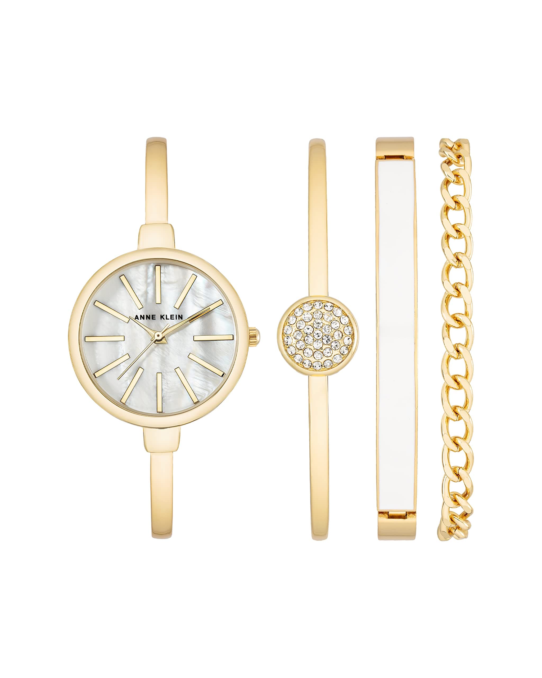 Women's Bangle Watch and Bracelet Set
