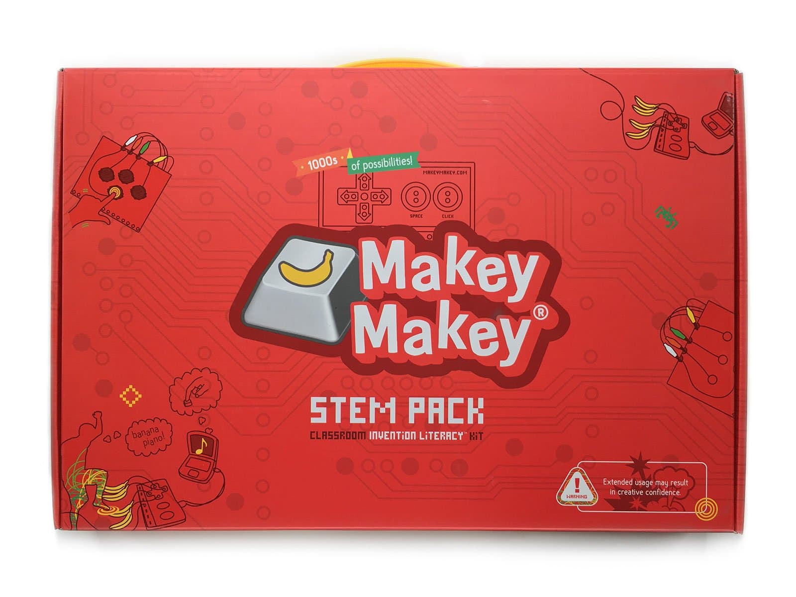 Makey Makey Makey Stem Pack - Classroom Invention Literacy Kit, Red