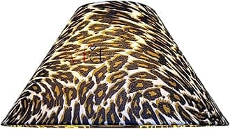 10" Round Plain White Tiger Lamp Shade for Table