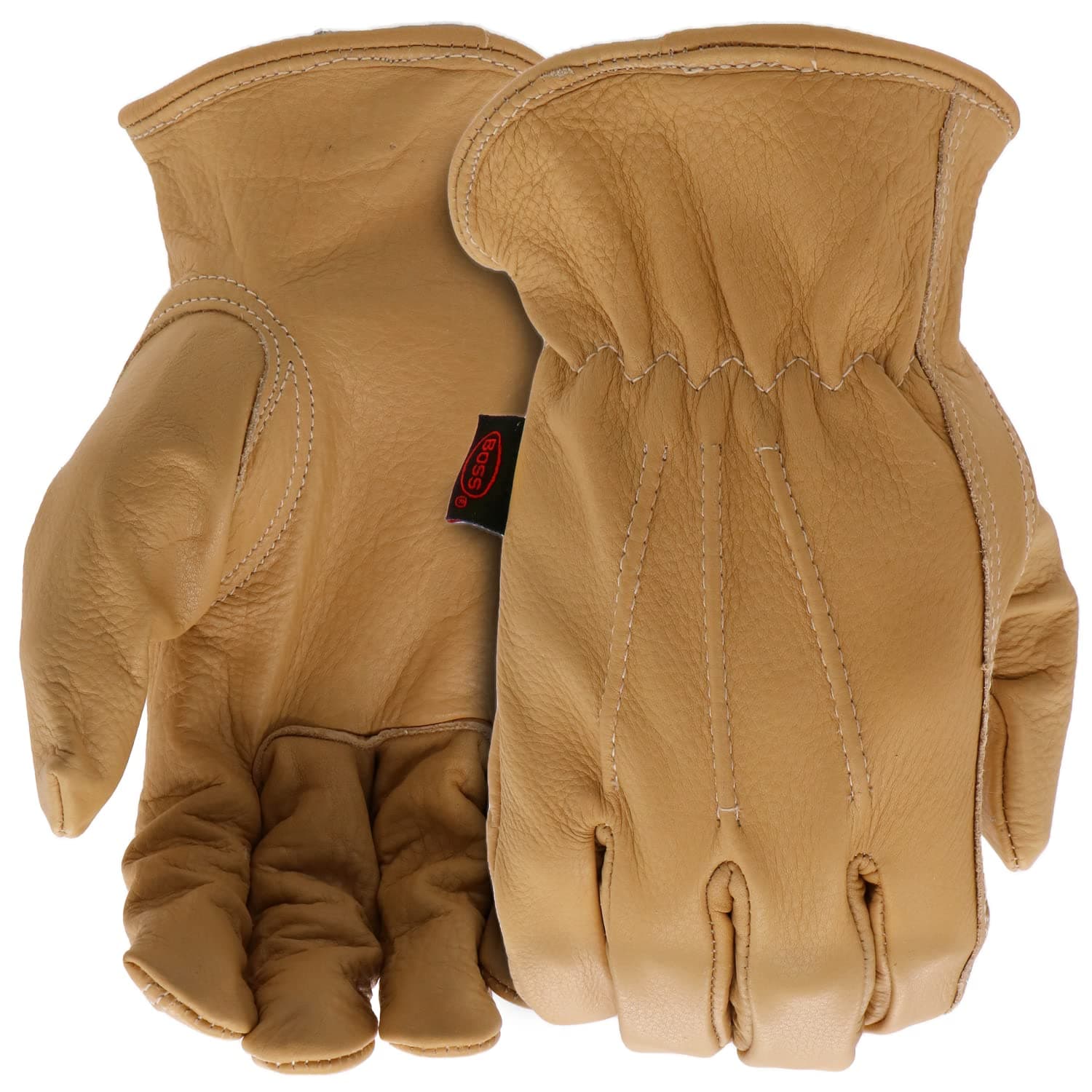 Men's AquaArmor Durable Cowhide Leather Work Gloves