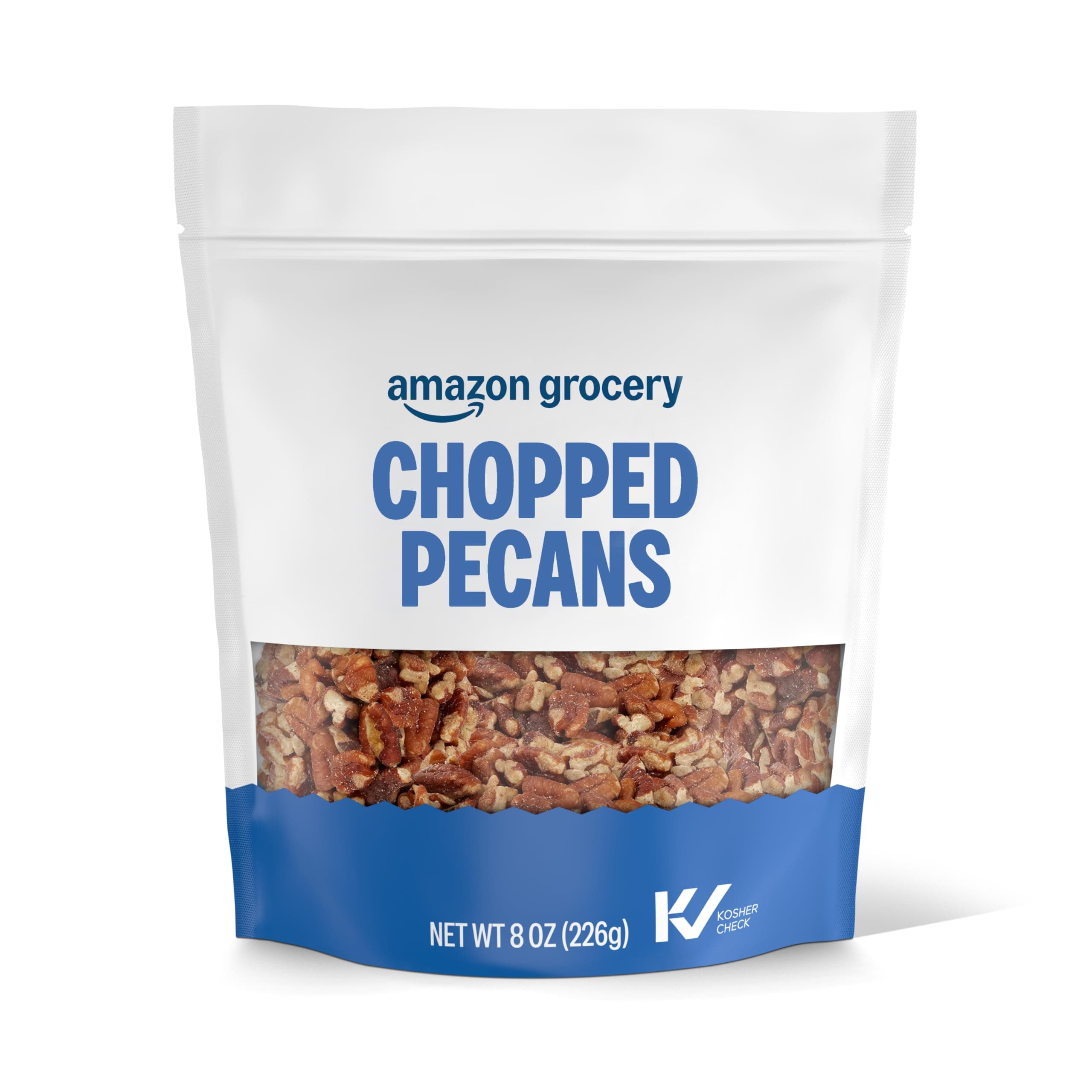 Amazon Grocery, Chopped Pecans, 8 Oz (Previously Happy Belly, Packaging May Vary)