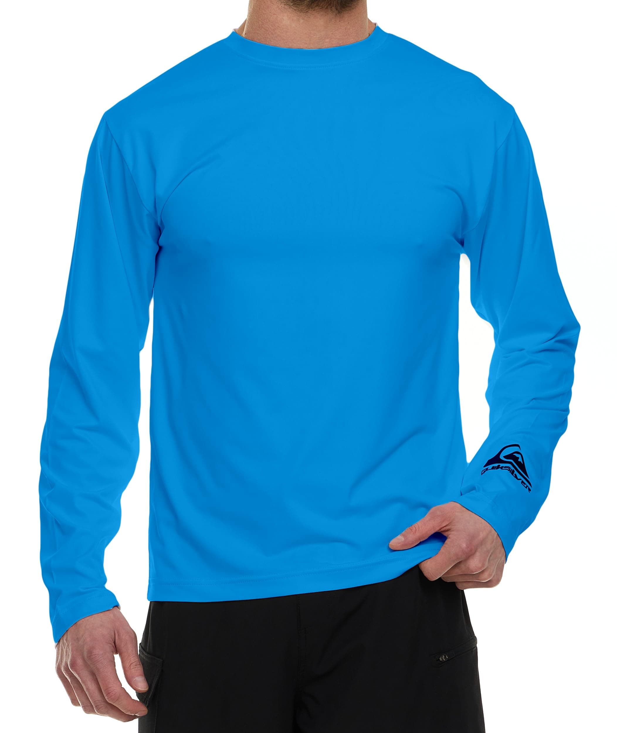 Quiksilver Rash Guard for Men UPF 50+ Big and Tall Swim Long & Short Sleeve Shirt