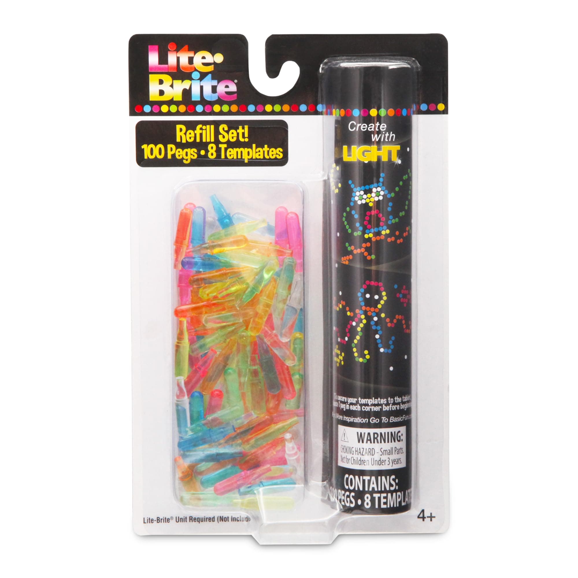 Lite Brite Peg and Template Refill Pack
