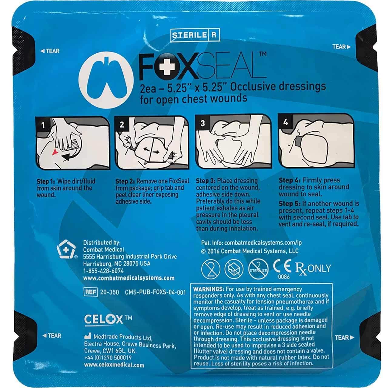 FOX Chest Seal - 2 Per Pack