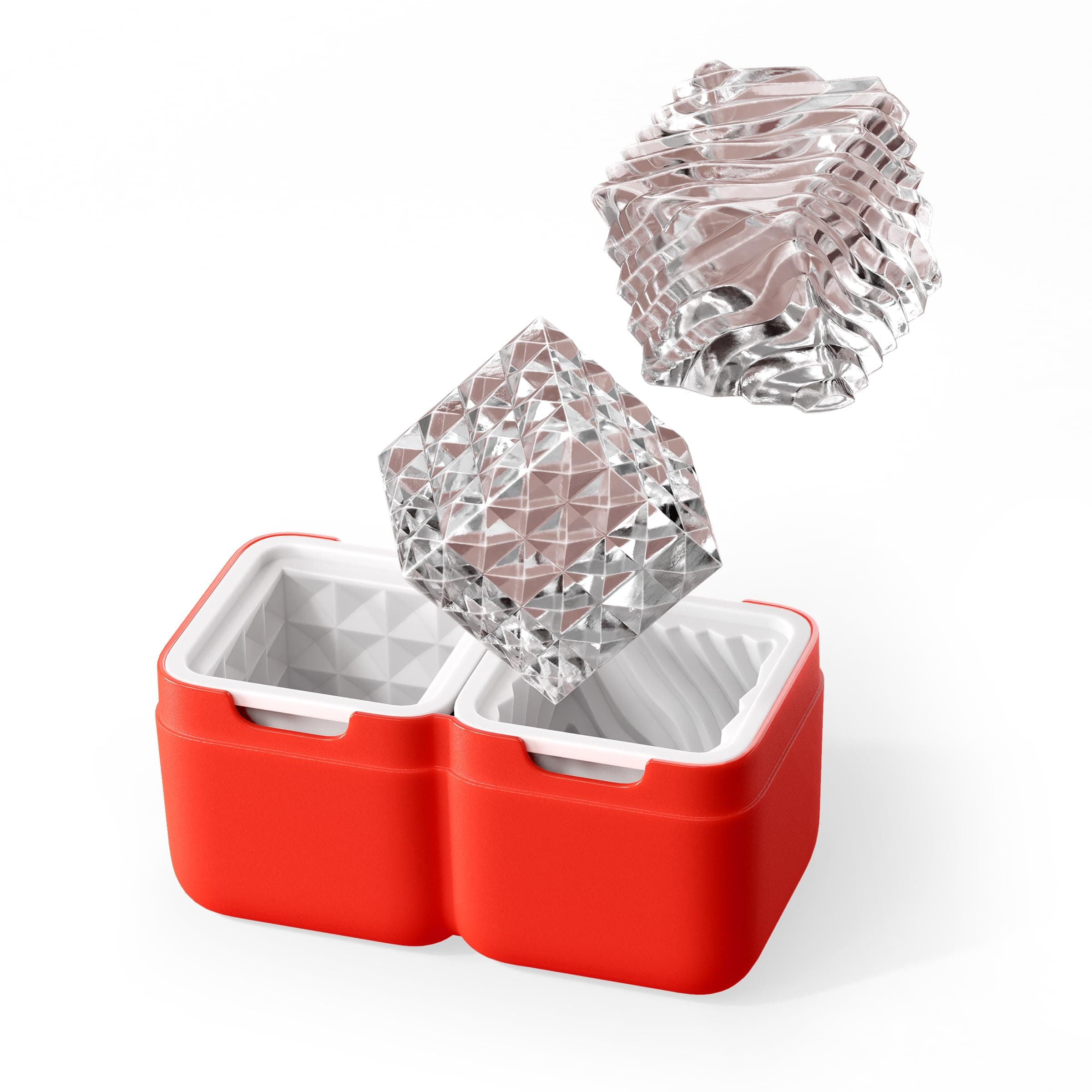 Luxe Ice Mould Dual Set Makes Two Unique Shapes chill and Cool Your Drinks Without diluting The Flavour Parties Sudowners Gin & Tonics Fun Garden Parties Barbecues Outdoor Eating