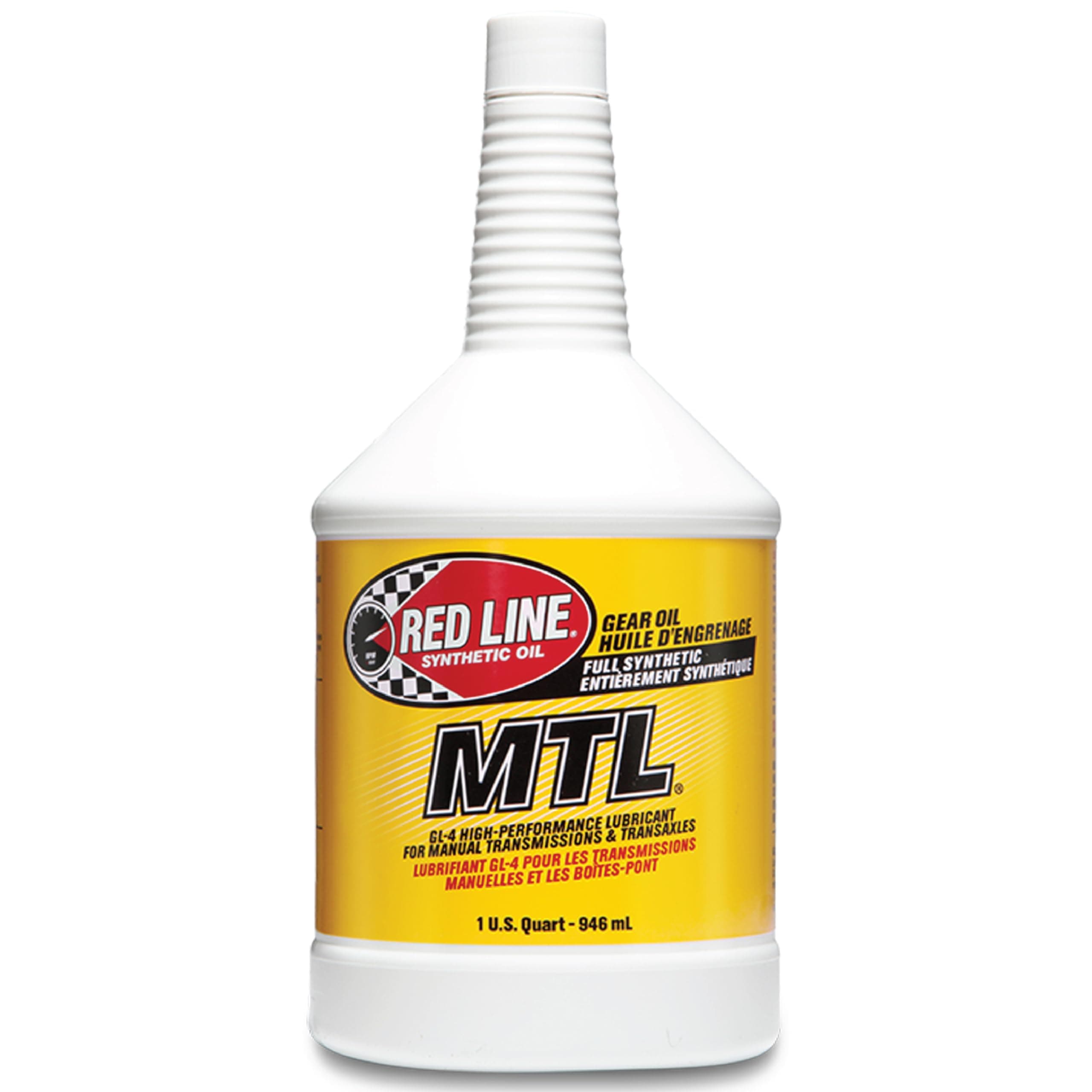 Red Line 50204 SAE 75W80 API GL-4 Manual Transmission and Transaxle Lubricant (MTL) Car Gear Oil - 1 Quart