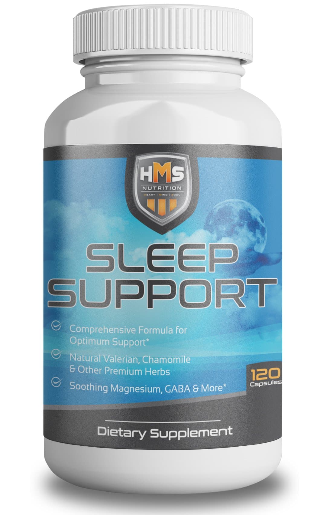 Premium, Comprehensive Formula for Longer Rest - Melatonin, Magnesium, Chamomile and More for Nighttime Use - 2 Capsules Per Serving - 120 Count