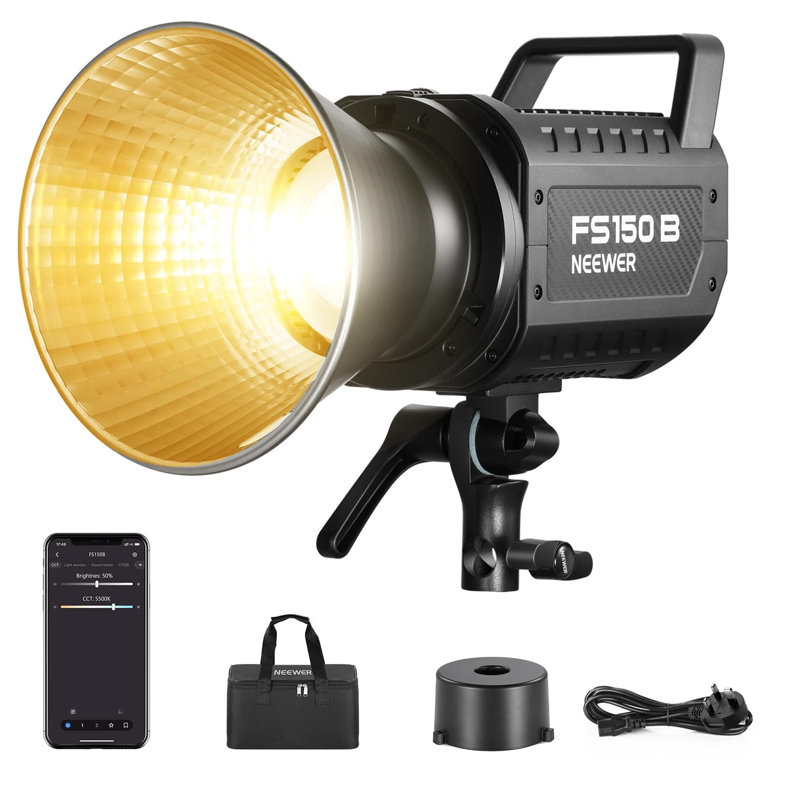 FS150B Video Light with 2.4G/APP Control